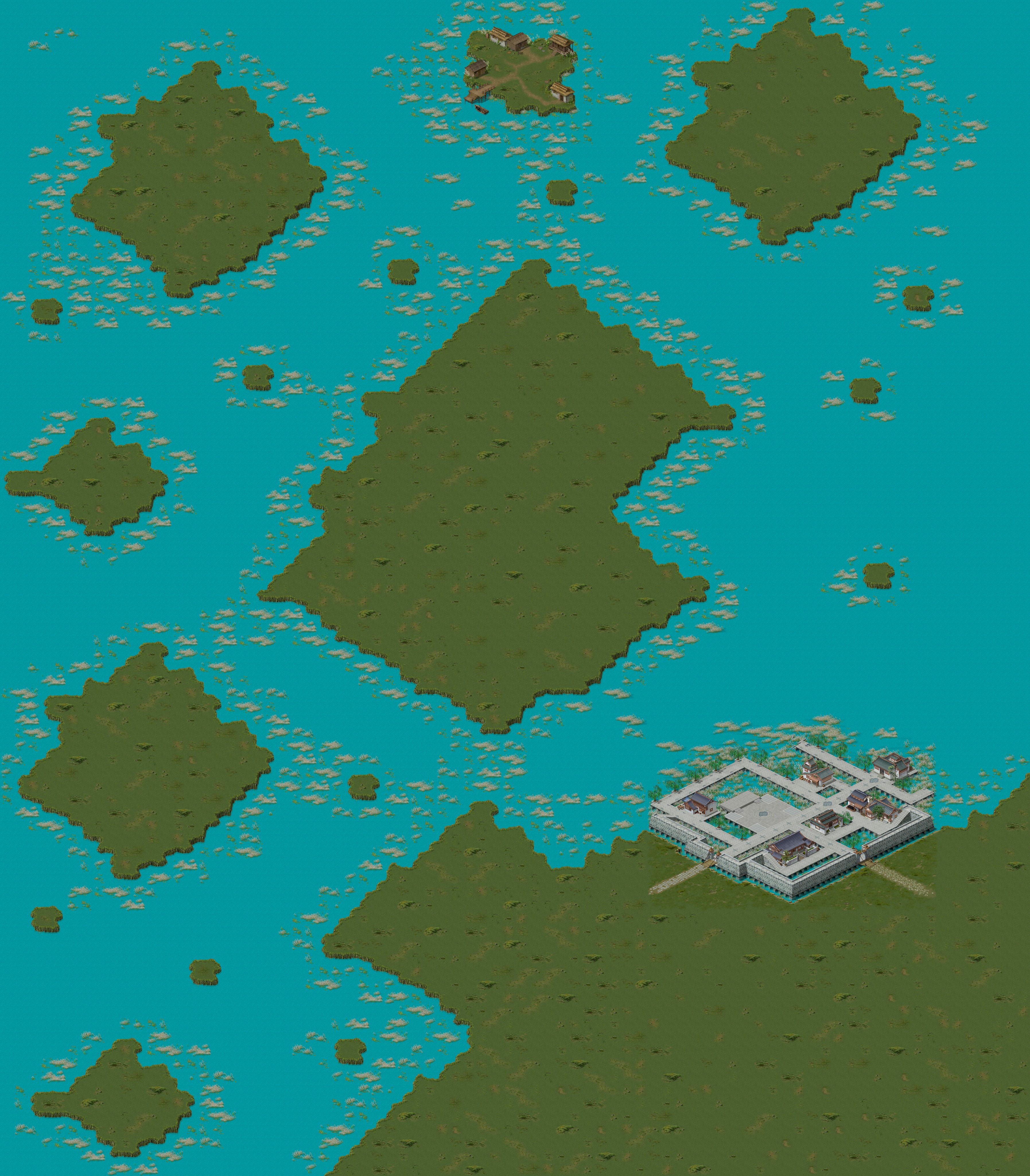 Bird Island boss map